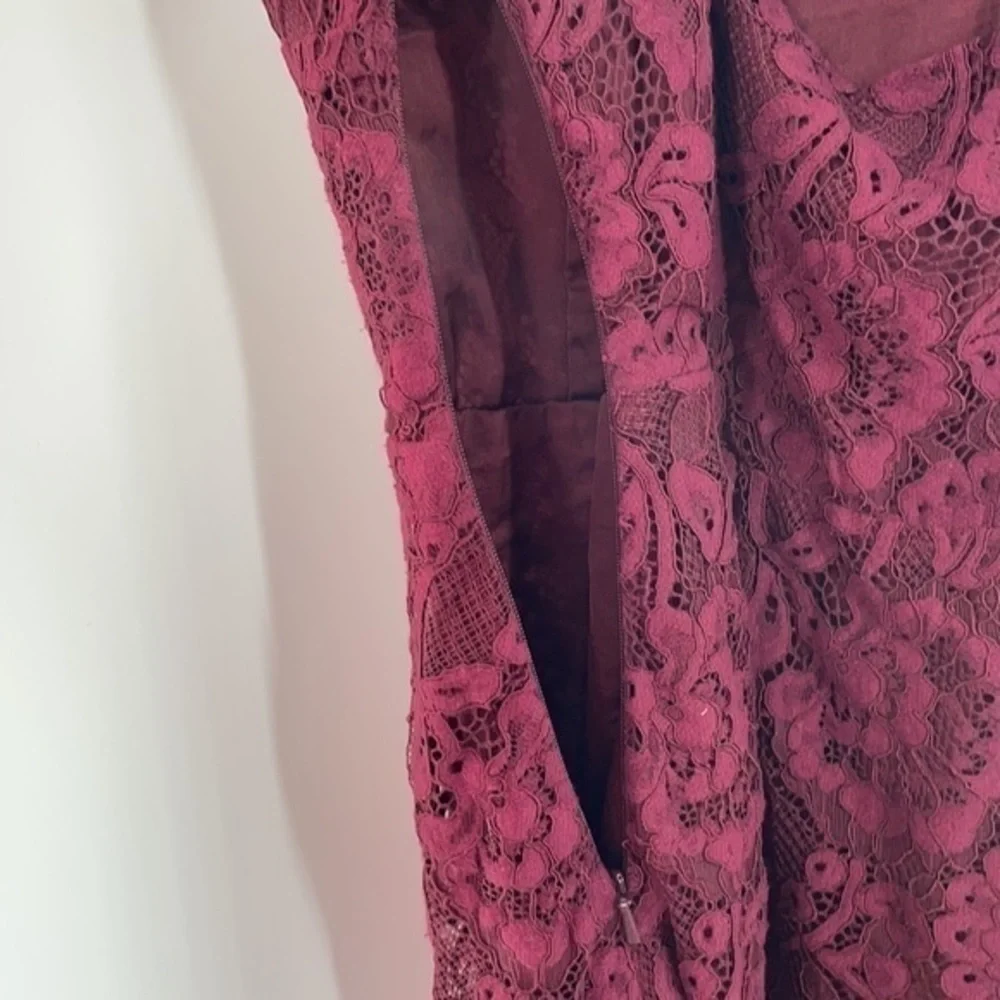 SHOW ME YOUR MUMU ALICE lace berry merlot dress
